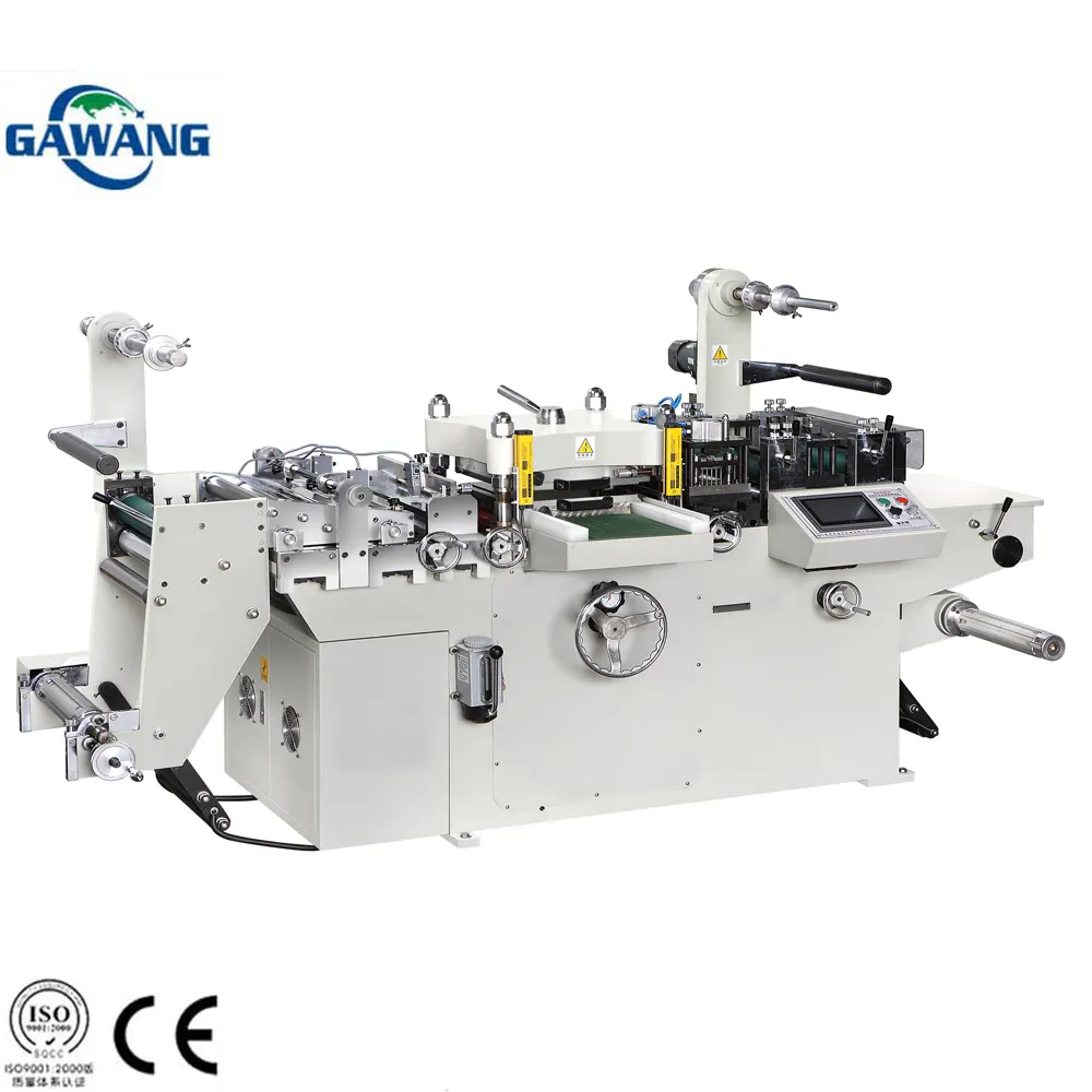 Automatic Roll to Roll Adhesive Label Rotary Die Cutter Die-Cutting Machine