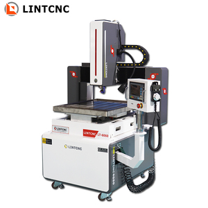 6060 4 assi in alluminio acciaio ottone processo Cnc Router Cantilever sistema di controllo con Controller palmare in ghisa tavolo 2.2kw - Product Image 4