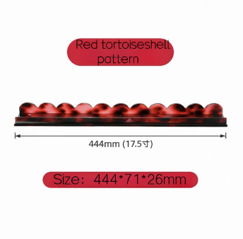Motif écaille de tortue rouge