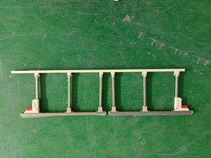 Y tế có thể gập lại hợp kim nhôm hộ Lan Tôn sóng thép không gỉ giường bên đường sắt cho giường bệnh viện - Product Image 2