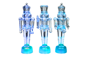 LED新しいリトルクリスマステーブルライト透明くるみ割り人形兵士RGBLED - Product Image 2