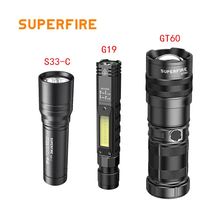 Super Bright Powerful Led Flashlight Tactical Rechargeable Torches Light Usb Hunting Police Military Zoomable Flashlights