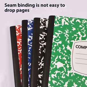 <strong>Custom</strong> B5 Size Marble Composition <strong>Notebooks</strong> 100 Sheets <strong>Printed</strong> Style with Logo Sewing Binding Paper Cover - Product Image 3