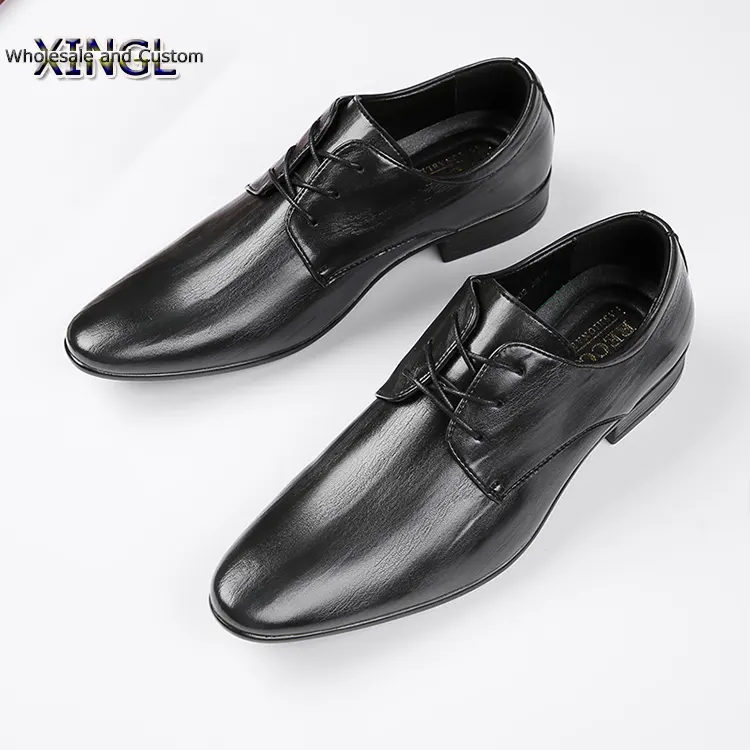 Derby mate negocios zapatos de cuero casuales Alemania ocasión Formal reunión viaje empresa personal vestido zapatos Presidente Stock zapatos