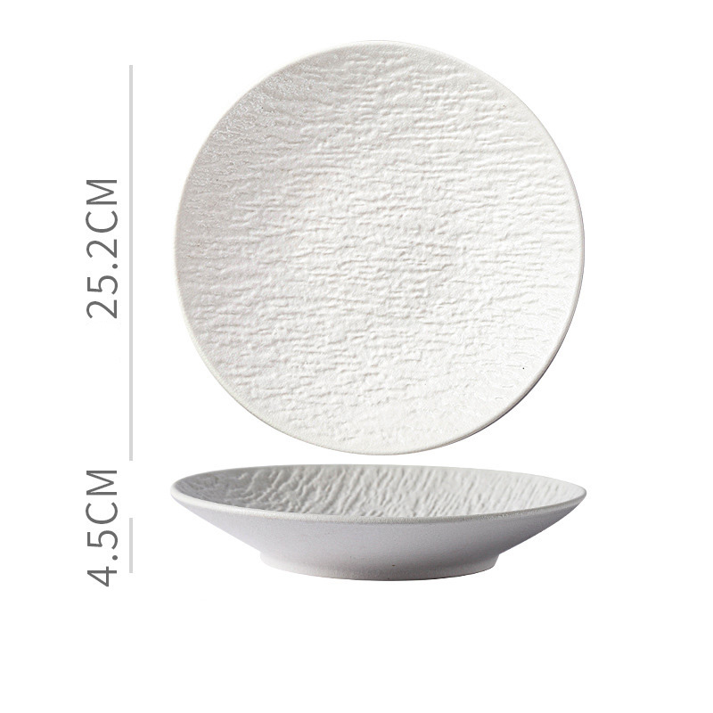 Plato hondo de 10 pulgadas - blanco