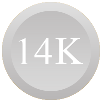 Oro bianco 14k