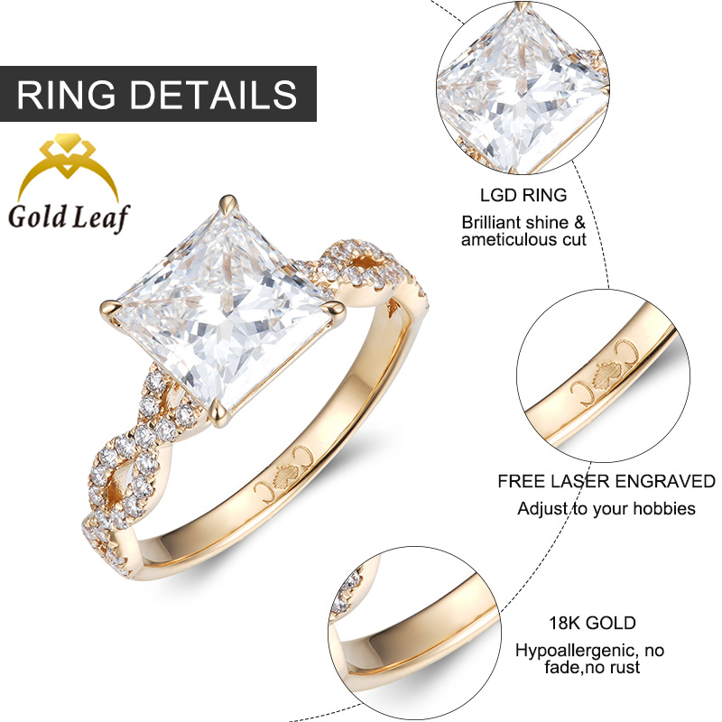 lab grown diamond ring