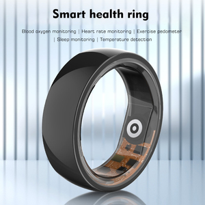 Detecção de Saúde Freqüência Cardíaca Anel De Oxigênio No Sangue IPX7 Anel <span class=keywords><strong>Bluetooth</strong></span> Impermeável Detecção Do Sono Anel Inteligente