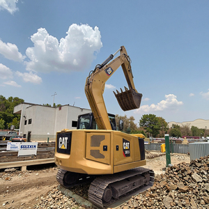 Orijinal ikinci el <span class=keywords><strong>8</strong></span> Ton mikro kompakt kazıcı kullanılan 307.5 Cat307.5 Mini kedi Caterpillar ekskavatör
