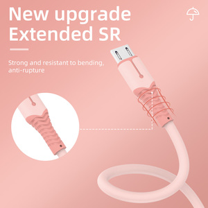 X2 ODM 3A 60W 1M ชาร์จเร็วซิลิโคน USB to Type C Micro Light ข้อมูลสายเชื่อมต่อสำหรับ iPhone 6 13 14 15สำหรับ Apple - Product Image 3