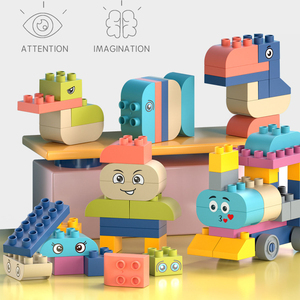 Ensamblar bloques de construcción suaves Set 77PCS DIY juegos de bloques de construcción para niños regalos - Product Image 2