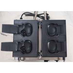 Chuyên nghiệp không dính Snack Waffle Máy Ice Cream <span class=keywords><strong>hello</strong></span> <span class=keywords><strong>kitty</strong></span> hình dạng Waffle maker - Product Image 3