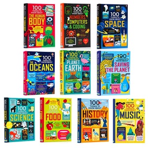 子供の啓発科学の本の発見について知っておくべき100のものの10個のオリジナル英語セット - Product Image 1