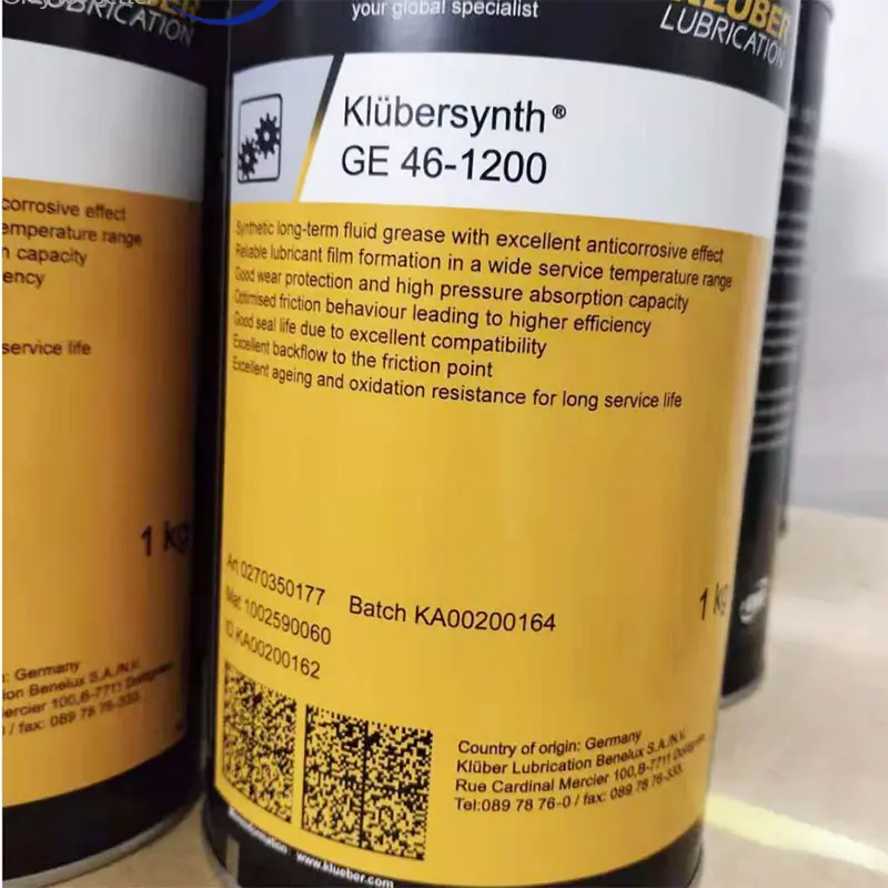 Klubersynth kluber GE 46-1200 sintético a longo prazo engrenagem lubrificante graxa 1kg