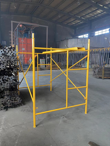 ZYTJ Low Price Pre-Galvanized 5'W X 4'T X 7'L Mason Scaffold Frame Set <strong>Modular</strong> <strong>System</strong> Scaffold for Building <strong>Scaffolding</strong> - Product Image 5