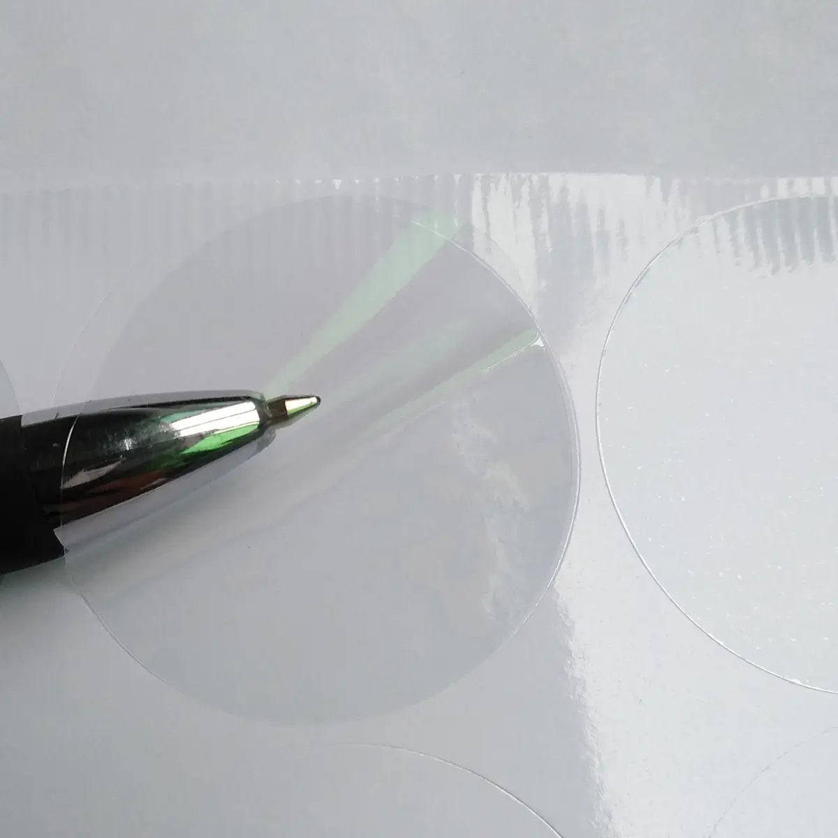 Película de embalaje personalizada para joyería, película electrostática transparente de PVC para reloj, Lente de Cristal, película protectora autoadhesiva