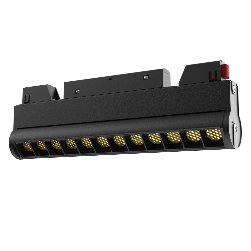Lumière grillée courbe