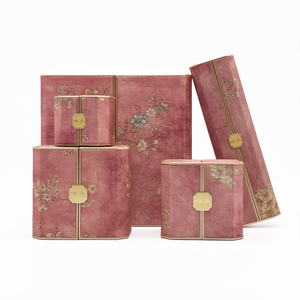 Роскошная шкатулка для ювелирных изделий серии «Имперский розовый цветок», кулон, подарок, ювелирный чехол, двухдверный дизайн, кожаные шкатулки для украшений - Product Image 6