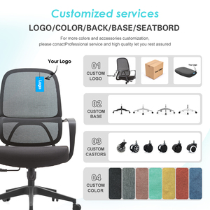 Guangdong Support Neues Modell Komfortabler Memory Foam Office Rotierender Mesh Computer Bürostuhl - Product Image 6