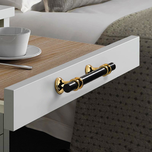 T şekli Modern dolap kolu lüks tırtıllı kabine kolu lüks dokulu alüminyum alaşım kolları tırtıllı - Product Image 5