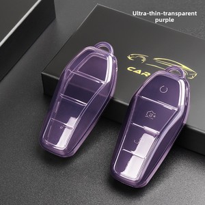 Lüks oto anahtar kutu aksesuarları BYD E2/E3/şarkı PRO/Yuan artı/yunus uzaktan kumanda kılıfı özelleştirilebilir anahtarlık araba anahtarlık - Product Image 4