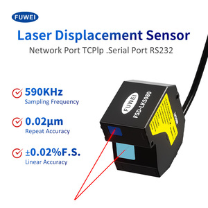 Hochpräziser FSD-LK-Serie Laser-Weg sensor Netzwerk-Port TCP/IP Serial Port RS232 Controller Optischer Sensor