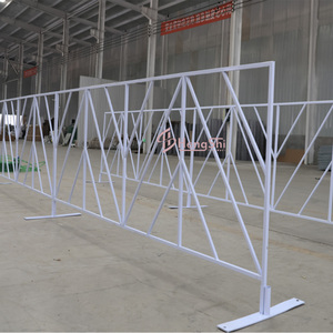 Zusammen gebaute temporäre Zaun platte für <span class=keywords><strong>Crowd</strong></span> Flat Feet <span class=keywords><strong>Crowd</strong></span> Control Barrier / Road Barrier - Product Image 1