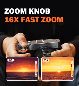 Fabrika toptan optik vizör <span class=keywords><strong>3</strong></span>.6-inç 48MP vlog kompakt kamera çocuk mini vintage video 5k retro dijital kamera
