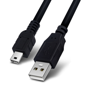 สีดํา USB 2.0 UAB-A ถึง 5pin มินิสาย usb USB A/A ชายกับชายสําหรับคอมพิวเตอร์ - Product Image 1