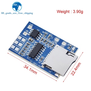 TZT GPD2846ATFカードMP3デコーダーボードArduino GM電源モジュール用2Wアンプモジュール - Product Image 2