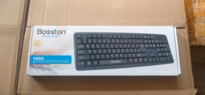 Fabrik liefern direkt hochwertige billige grundlegende kabel gebundene Tastatur K-830 mit arabischem Layout und USB-Schnitts telle für PC-Büro - Product Image 5