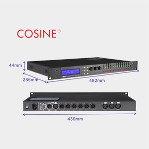 オーディオサウンドプロセッサ3In6OutオーディオプロセッサDspオーディオ機器エフェクトプロフェッショナルデジタルオーディオプロセッサ - Product Image 5