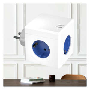 Nuevo enchufe multifuncional Eu Cube 3 SALIDAS con 2USB 1 TIPO C Venta caliente en Europa Corea del Sur