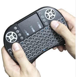 Miniteclado inalámbrico i8 retroiluminado, 3 colores, 2,4 ghz, inglés, ruso, Air Mouse con Touchpad, Control remoto, Android, decodificador - Product Image 1