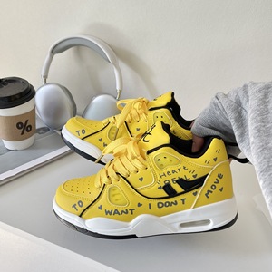 Giày thể thao bóng rổ graffiti phong cách cao 2025 phong cách phong cách Ins Giày chạy bộ ngón chân giản dị nam nữ sinh viên bình thường cặp đôi - Product Image 6