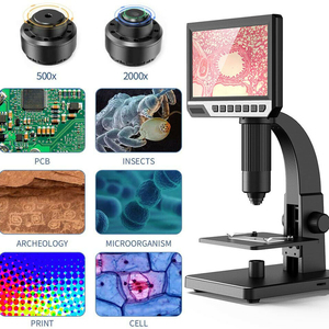 Microscopio digital 2000X profesional de fábrica, microscopio LED USB con pantalla Real de 7'' - Product Image 6