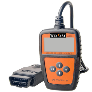 W208 OBD2スキャナーチェックエンジンコードリーダー付き自動車スキャナー障害診断ツール