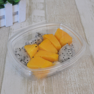 9Oz/250G Bản Lề Dùng Một Lần Rõ Ràng Nhựa Thực Phẩm Container Vỏ Sò Bản Lề Hộp Nhựa Cho Trái Cây Trái Cây Tươi Cắt Các Loại Hạt Salad - Product Image 4