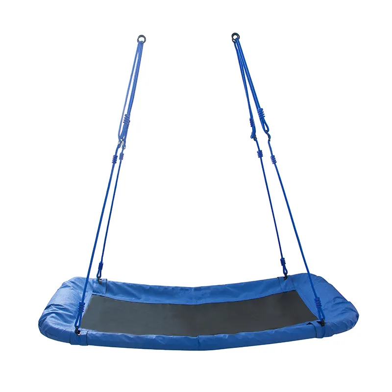 Outdoor Garden Child Rope Net Web Swing For children baby bed with square nest swing for adults