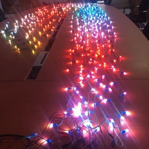 Módulo de píxeles LED rgb a todo color, 5v, 12mm, ws2811, 50 nodos/cadena para vacaciones/Navidad/Decoración de Festival - Product Image 6