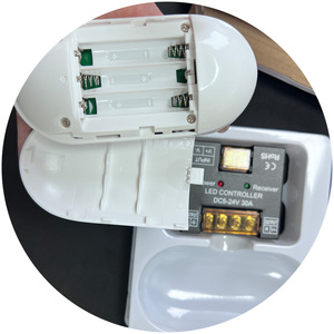 LED <strong>Controller</strong> 6key Touch RF Remote Control <strong>PWM</strong> Dimming 12V 24V Single Daul Color Mono CCT RGB Led Strip Light <strong>Dimmer</strong> <strong>Controller</strong> - Product Image 6