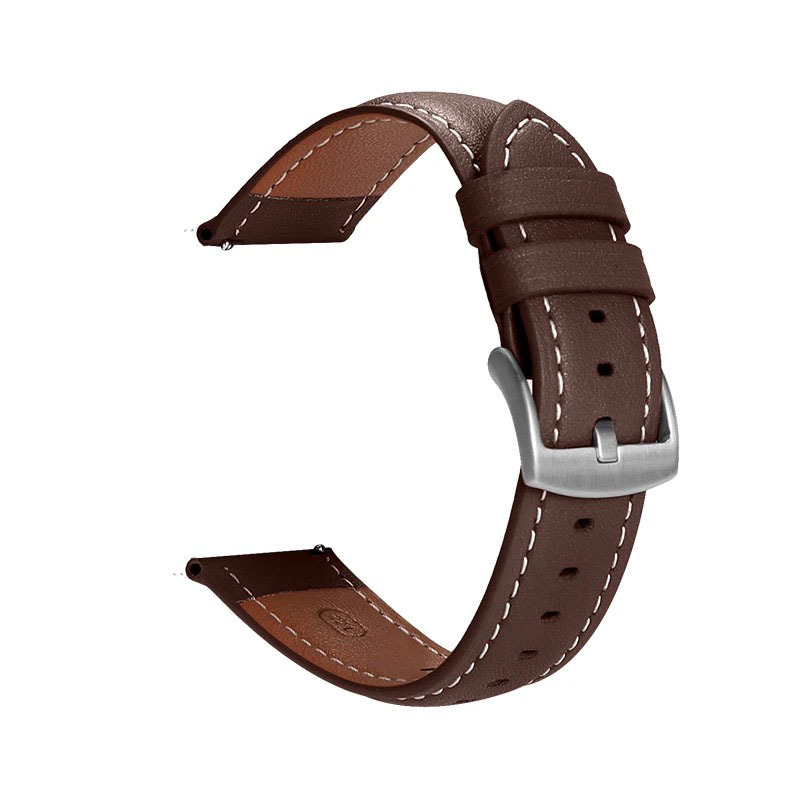 Hw-dark brown-silver pin buckle-v3 microfiber