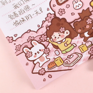 工厂定制设计制作记事本纸笔记卡通无胶办公记录笔记纸 - Product Image 6