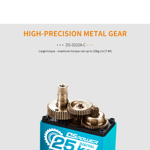 DS3225 25kg Digital Steering Rc <strong>Servo</strong> High Torque Waterproof <strong>Servo</strong> Model Making Metal Gear <strong>Servo</strong> Motor for RC Car Robot 1/10 1/8