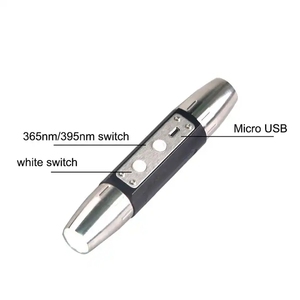 Wiederauf ladbare Multifunktions-LED-Taschen stift leuchte Forensisches Licht 365NM 395NM Taschenlampe LED UV-Taschenlampe 4 in 1 - Product Image 4