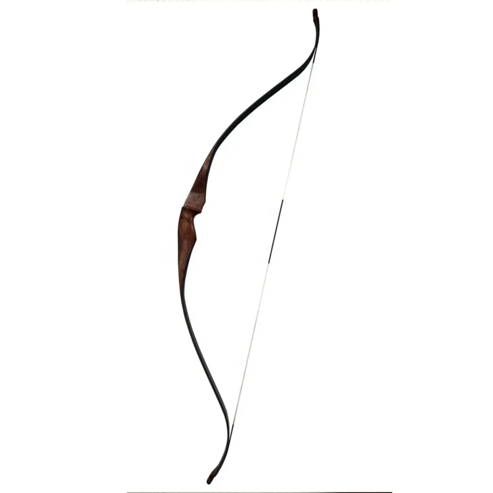 48 inch wood long bow for kids recurve bow