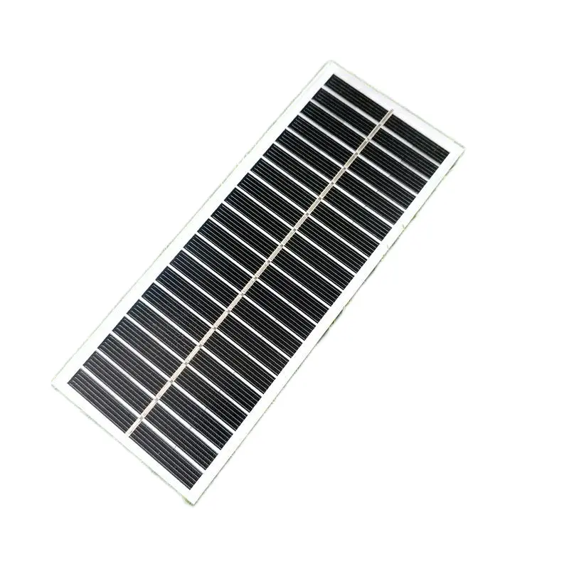 Panneau solaire en verre PV personnalisé 25 ans Durée de vie 10V 1.5W Watts Cellule monocristalline Mini panneaux solaires en verre