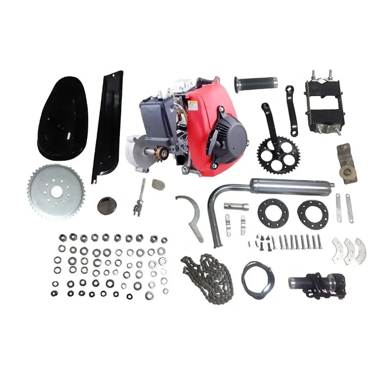 Dirt bike kit motorizado 49cc, kit de motor de 4 tempos de bicicleta