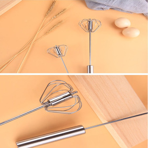 Máy Khuấy bằng thép không gỉ Máy trộn cầm tay máy trộn trứng Máy đánh trứng bằng tay dụng cụ làm bánh Máy đánh trứng cầm tay Máy đánh sữa - Product Image 6