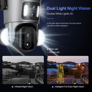 UBOX 4MP/8MP Solar-Überwachungs kamerasystem 10x optischer Zoom HD Wireless Dual Lens Auto Tracking Home Security IP-Netzwerk kamera - Product Image 4